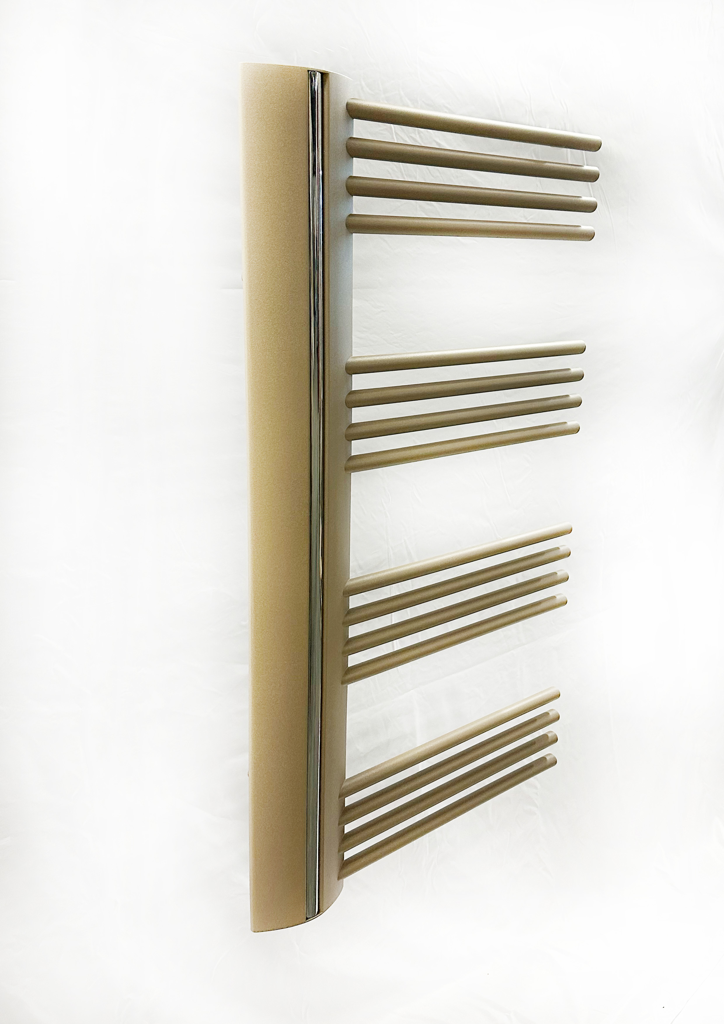 Koupelnový radiátor Elix R 575 x 1070 x 97mm, na zeď, macchiato struktura