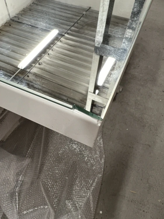 Designový radiátor ICE Mirror 456 x 1806 x 76mm, na zeď, bílá