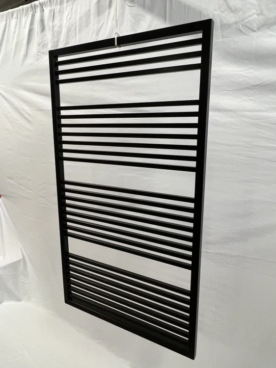 Quadrix Bagno 750 x 1320 x 85mm, na zeď (vč. rámu), černá mat.