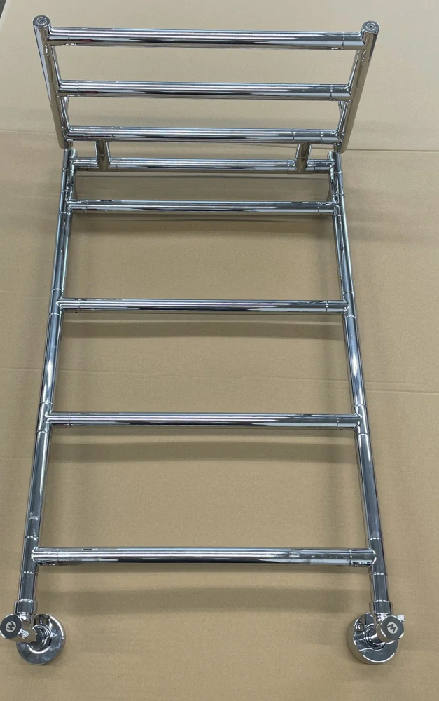 Koupelnový radiátor ONERO 500 x 1130 x 135mm, na zeď, chrom
