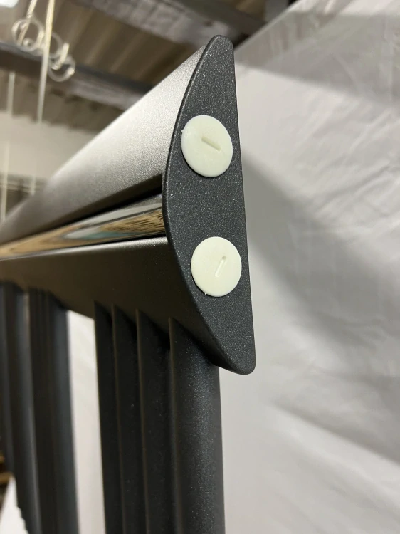 Koupelnový radiátor Elix L 575 x 1658 x 97mm, na zeď, mocca struktura