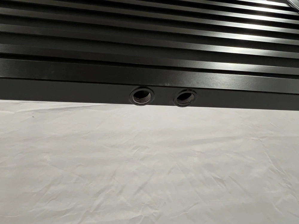 Quadrix Bagno 750 x 1320 x 85mm, na zeď (vč. rámu), černá mat.