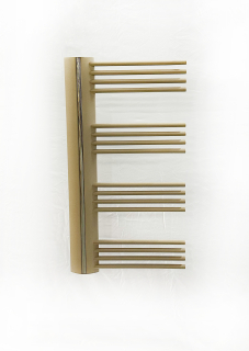 Koupelnový radiátor Elix R 575 x 1070 x 97mm, na zeď, macchiato struktura
