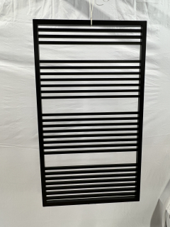 Quadrix Bagno 750 x 1320 x 85mm, na zeď (vč. rámu), černá mat.