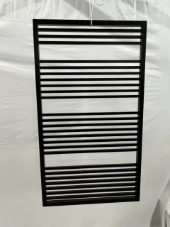 Quadrix Bagno 750 x 1320 x 85mm, na zeď (vč. rámu), černá mat.