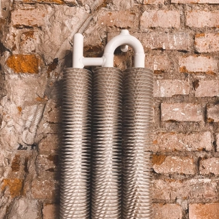 Radiator SPIRALIX Vertical RAO3 32/92 282 x 2000 x 106mm, na zeď, béžová
