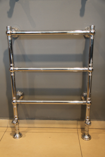 Koupelnový radiátor Retro Bagno light 615 x 842 x 220mm, na zem, chrom
