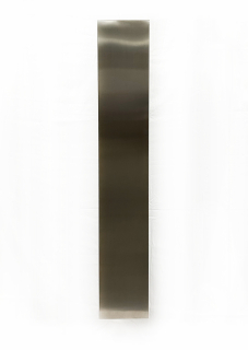 Designový radiátor ICE Brushed Inox finish 304 x 1806 x 76mm, na zeď, nerezový kryt kartáč
