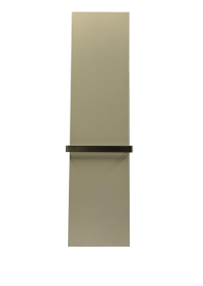 Designový radiátor ICE Planix 456 x 1806 x 76mm, na zeď, béžová struktura
