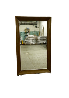 Designový radiátor RETRO LUX Mirror (se zrcadlem) 595 x 944 x 77mm, na zeď, bronz