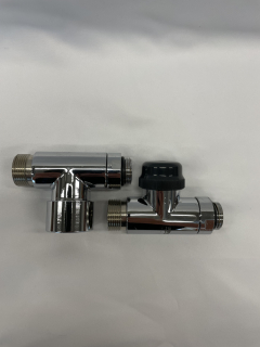 Sada ventilů OPTIMIX 1/2" x 24-19mm, přímý, s termostatem, chrom (B)