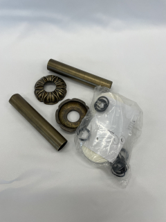Sada krytek a rozet na přívody ARTDECO Antik Bronze L=70mm x Ø18mm, antik bronze