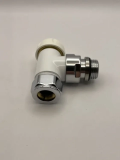 Ventil OPTIMIX 1/2" x 24-19mm, rohový, s termostatem, bílá
