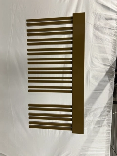 Designový radiátor radiátor Sinistrix 600 x 1210 mm, na zeď, zelená/žlutá