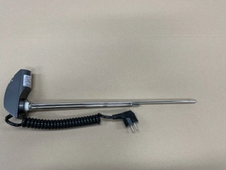 Topná tyč HE S TERMOSTATEM  HGTM 1200W Antracit, černý kabel s koncovkou 