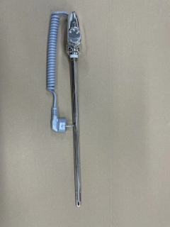 Topná tyč 3G-  s regulací HGTM 0900W chrom, šedý kabel s koncovkou 