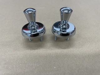 Věšáček na ručníky DROP (2ks) chrom