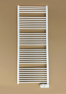 Laurens Classic 500 x 1300 electric 600 Watt, RAL lack 9003/9016 (bílá/white) TOPNÁ TYČ  LEVÁ STRANA